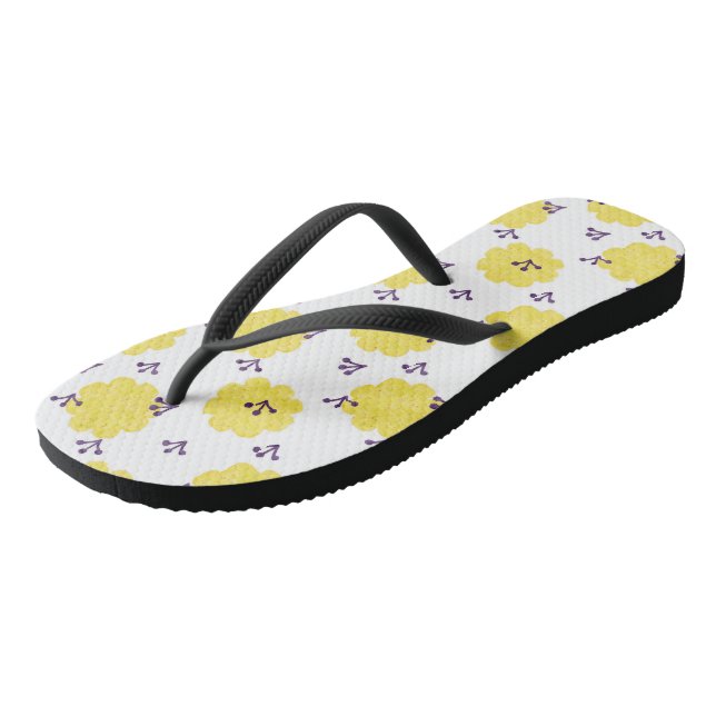 Adult Flip Flops, Slim Straps Jandals (Angled)