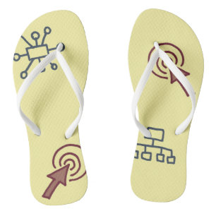 Adult Flip Flops, Slim Straps Jandals
