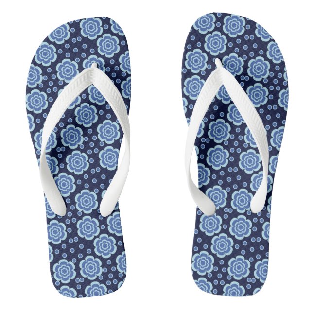 Adult Flip Flops, Wide Straps Jandals (Footbed)