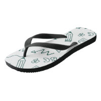 Adult Flip Flops, Wide Straps