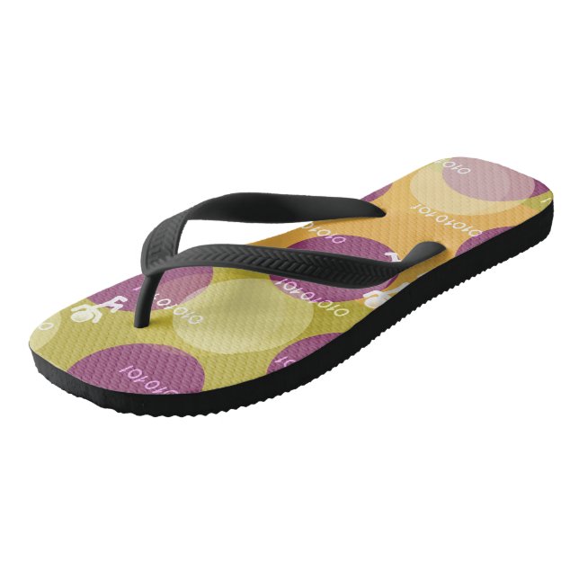 Adult Flip Flops, Wide Straps Jandals (Angled)
