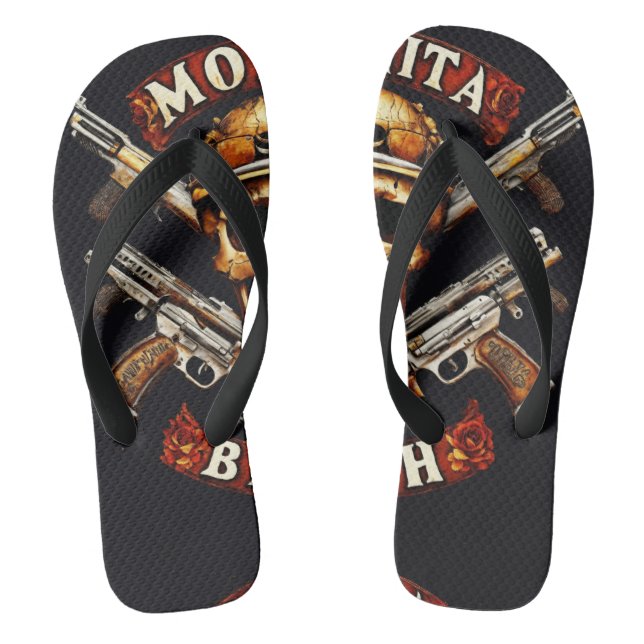 Adult Flip Flops, Wide Straps Jandals (Footbed)