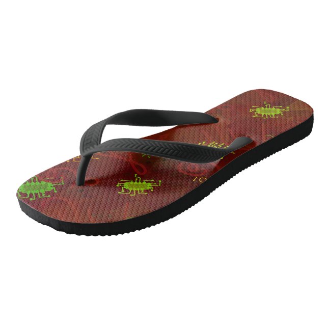 Adult Flip Flops, Wide Straps Jandals (Angled)