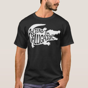 Adult Halloween Costumes Pretend I'm An Alligator T-Shirt