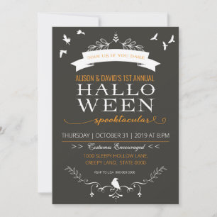 Adult Halloween Invitation Party