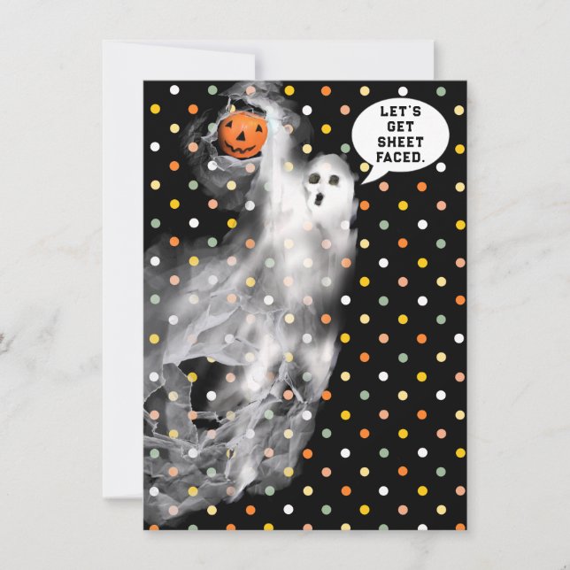 Adult Halloween Party Invitation (Front)