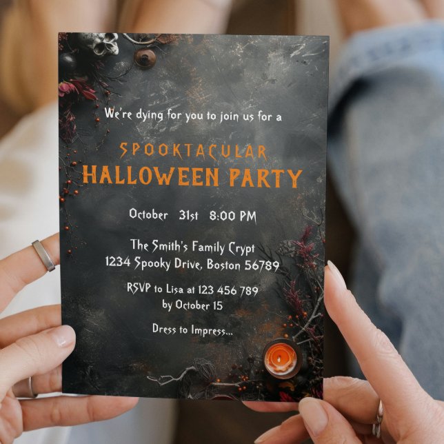 Adult Halloween Party Invitation (Creator Uploaded)