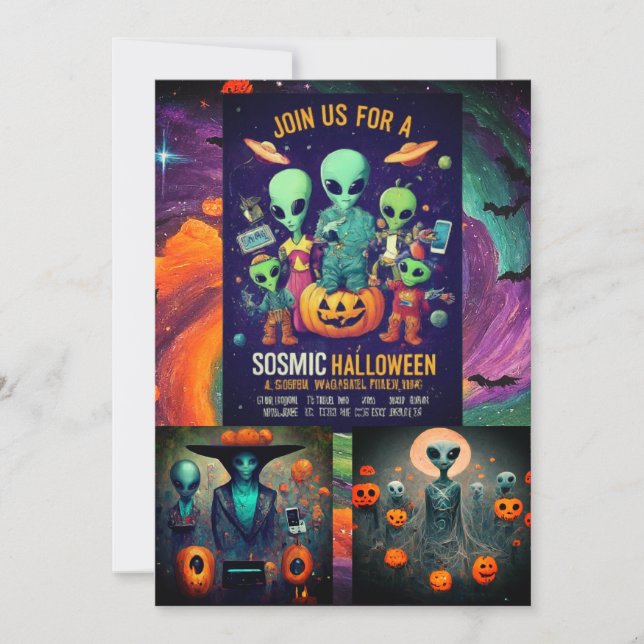 Adult Halloween Party Invitation (Front)