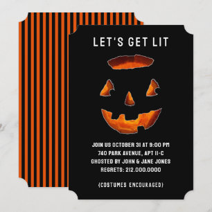 Adult Halloween Party Invitations
