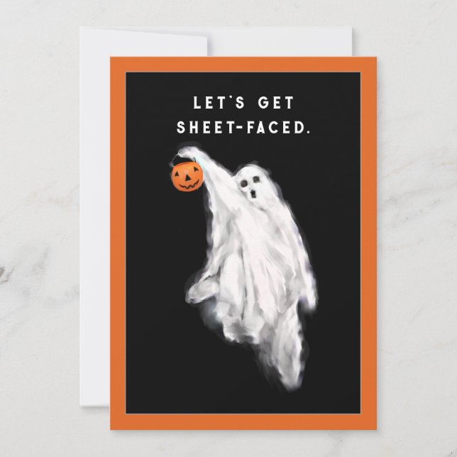 Adult Halloween Party Invitations (Front)