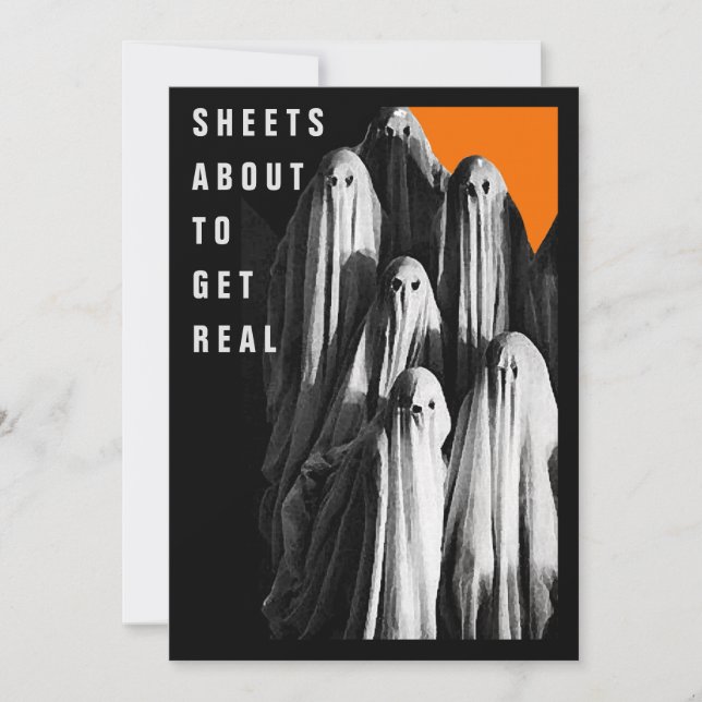 Adult Halloween Party Invitations (Front)