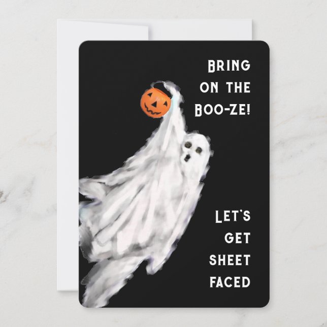 Adult Halloween Party Invitations (Front)