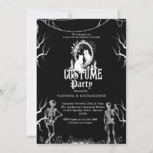Adult Halloween Party Vintage Gothic Skeleton