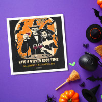 Adult Halloween wicked good time party tableware