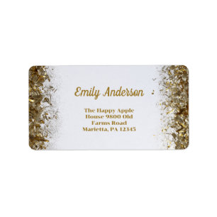 Adult Joint Double Birthday Party White Gold Label