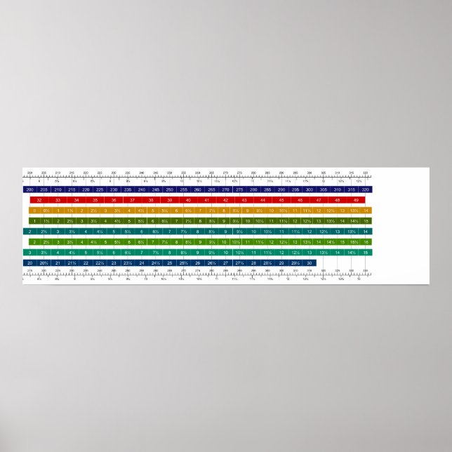 Adult Men's & Women's Shoe Size Comparison Chart (Front)