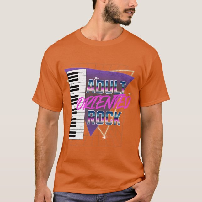 Adult Oriented Rock AOR gift T-Shirt (Front)