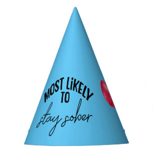 Adult Party Hats, Sober Hat