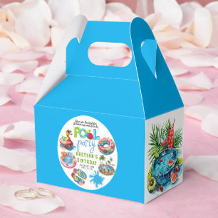 Adult Pool Party Summer Beach Birthday  Favour Box