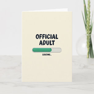 Adult Progress Bar Card