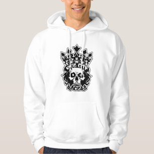 Adult Pullover Hoodie w/ King Skull logo