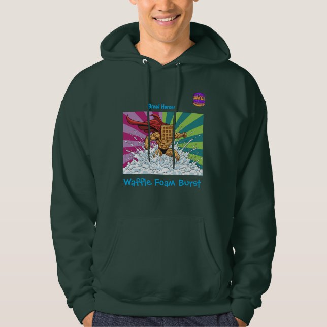 Adult Pullover Hoodies Bread Heroes Size Large (Front)