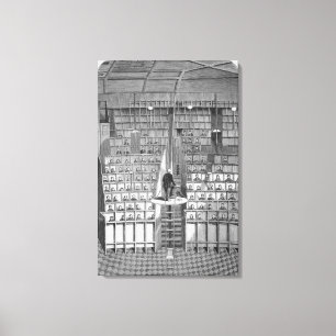 Adult School in the Chapel, on the Separate System Canvas Print
