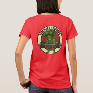 Adult Shirt Broccoli is the Secret - Back