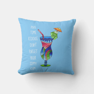 Adult Sippy Cup (blue), Cute Pool Cushion