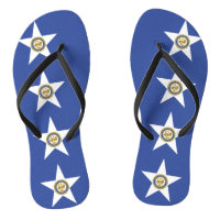 Adult Slim Straps with Flag of Houston, USA