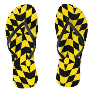 Adult Slim Straps with Flag of Munich Jandals
