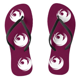 Adult Slim Straps with Flag of Phoenix City Jandals