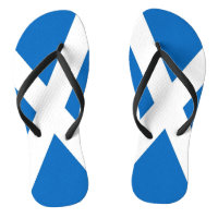 Adult Slim Straps with Flag of Scotland, UK