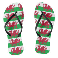 Adult Slim Straps with Flag of Wales, UK