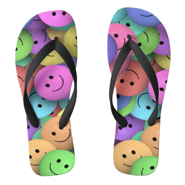Adult, Wide Strap Flip Flops (Footbed)