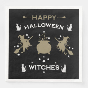Adult Witch Halloween Party Napkin