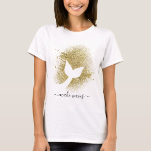 Adult Woman's Mermaid Tail Make Waves T Shirt