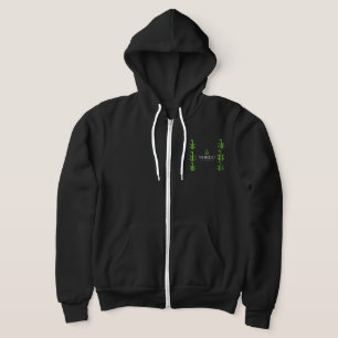 Adult Zip-Up Hoodie (Black Vivid)