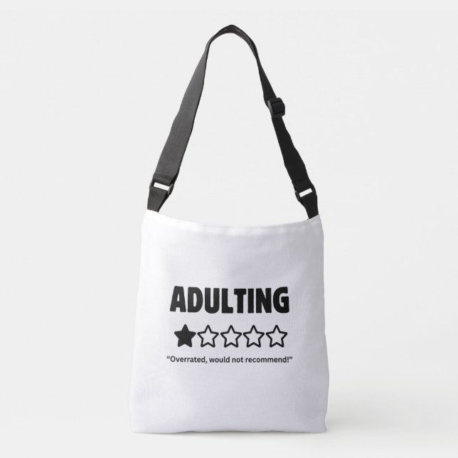 ADULTING CROSS-BODY BAG (Front)