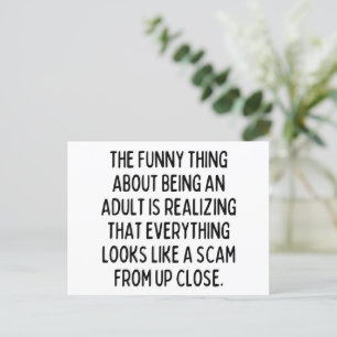 Adulting? I wouldn't recommend Postcard