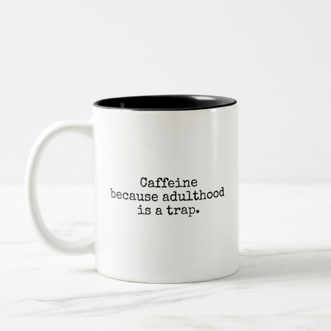Adulting Is Hard Coffee Mug (Left)