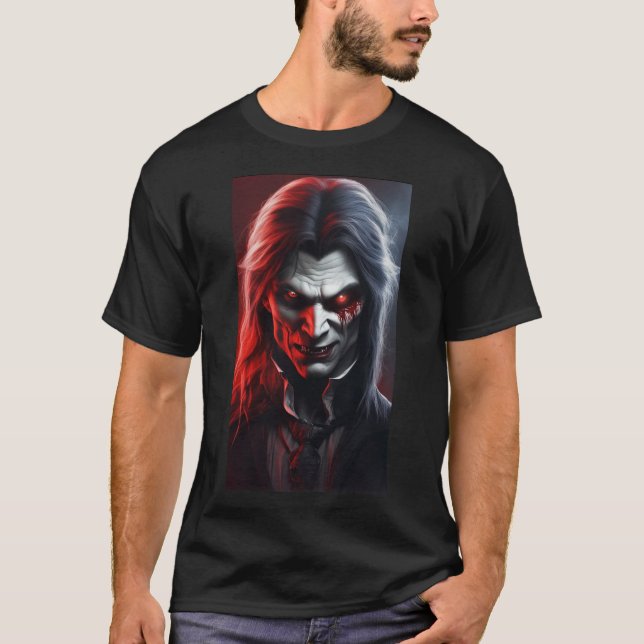 Adults halloween vampire undead humanoid scary T-Shirt (Front)