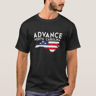Advance North Carolina USA State America Travel T-Shirt