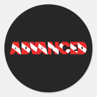 Advanced Diver Text Design Shirt