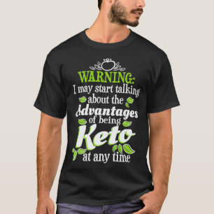 Advantages of Being Keto Funny Diet Womens  T-Shirt