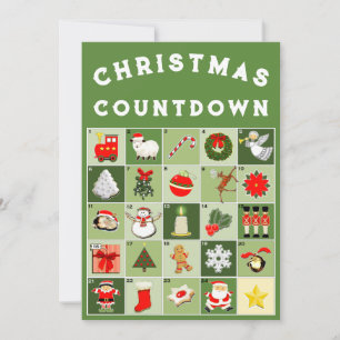 Advent Calendar Christmas Card