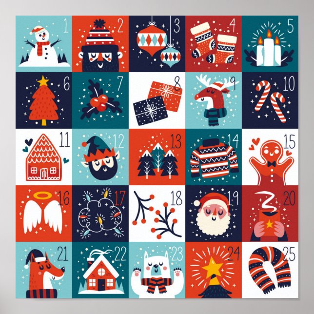 Advent Calendar Poster (Front)
