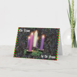 Advent Candles Holiday Card