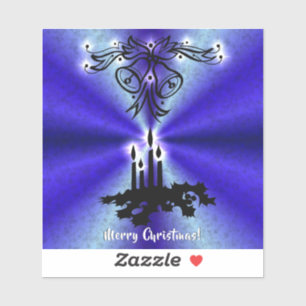 Advent, Christmas Magic on Blue