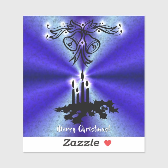 Advent, Christmas Magic on Blue (Sheet)